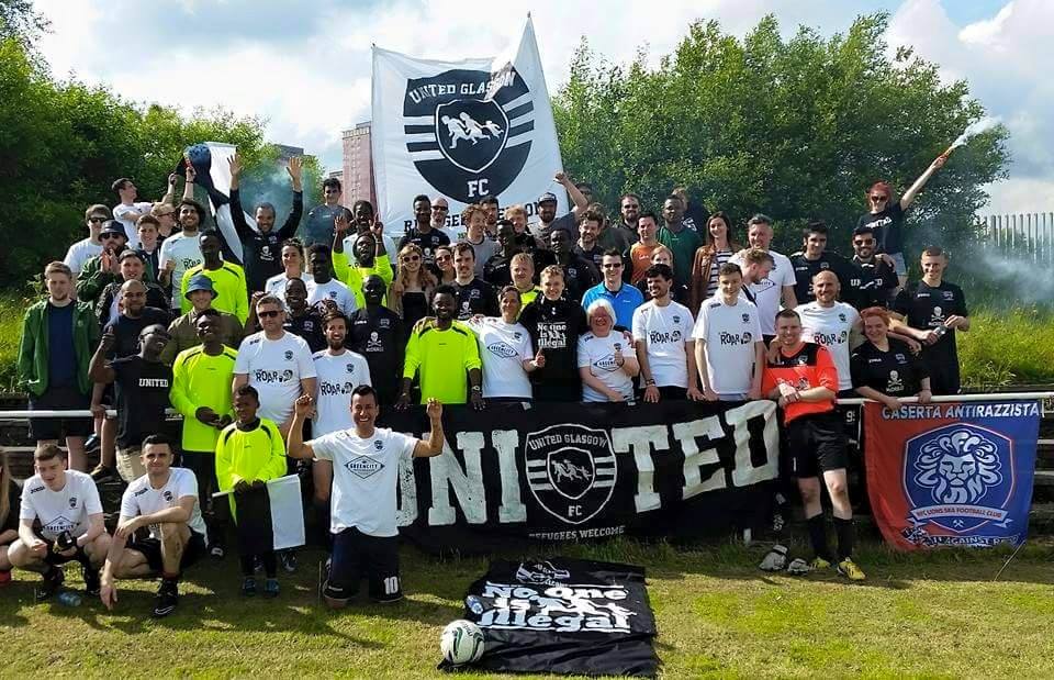 Celebrations at the United Glasgow Football Club 5 year anniversary party!