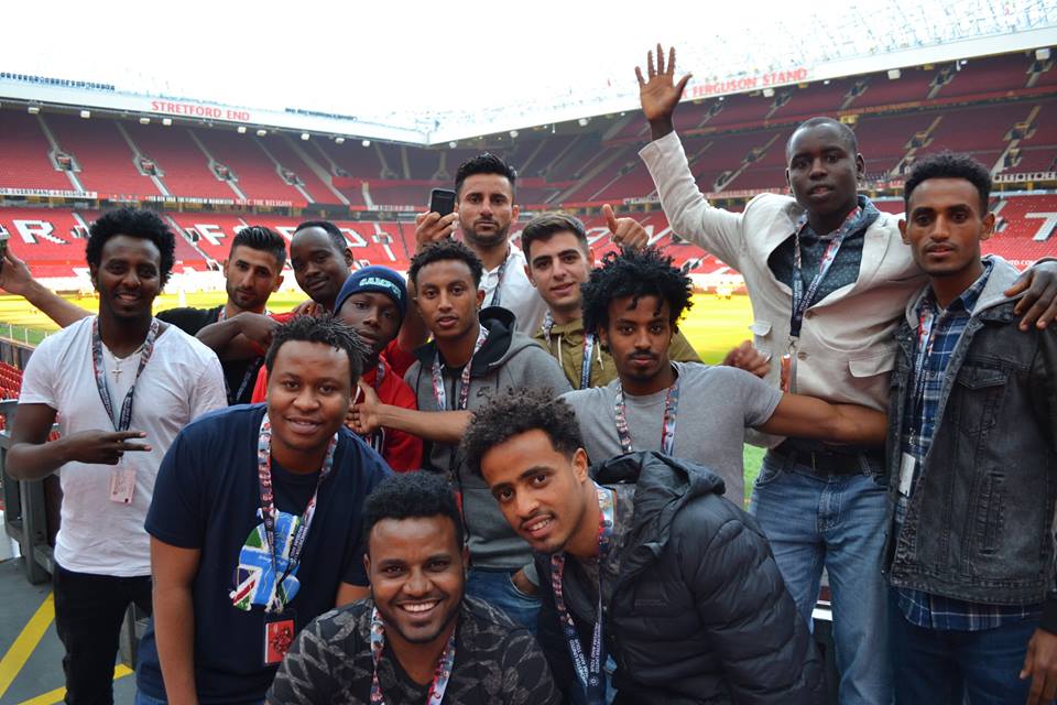 Some of the guys enjoying a trip to Manchester in 2016!